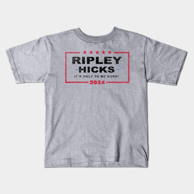 Ripley Hicks 24 Election Kids T-Shirt by resjtee